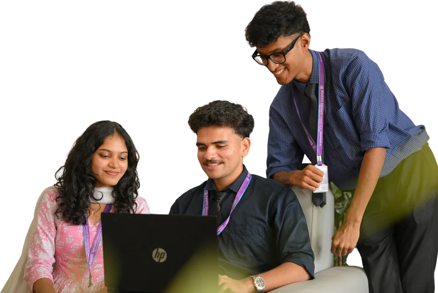 Students collaborating