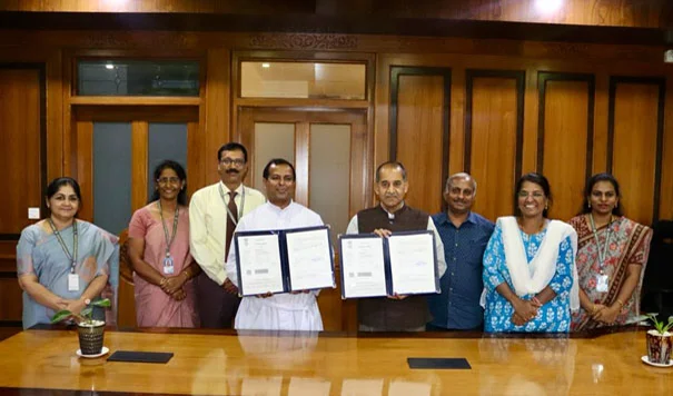 MoU Signing between Kristu Jayanti College and TDU Bangalore