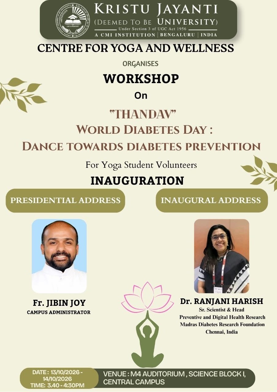 Workshop on “Thanday” — World Diabetes Day: Dance Towards Diabetes Prevention
