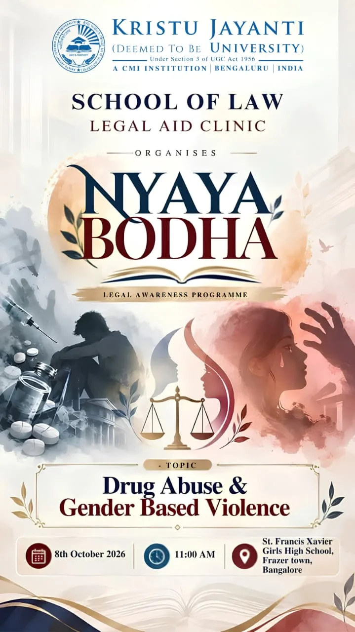 NYAYA BODHA — Legal Awareness Programme (Drug Abuse & Gender Based Violence)