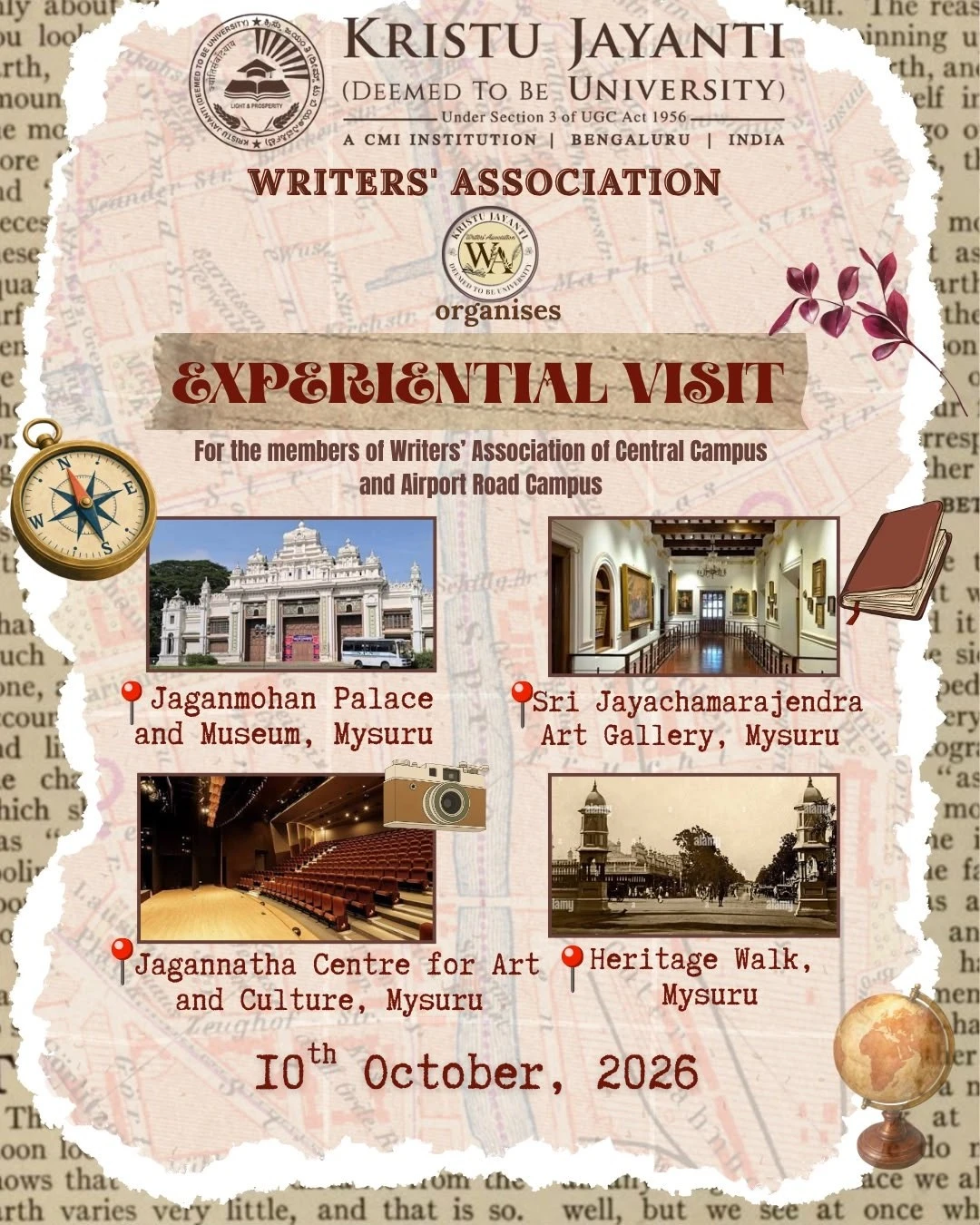 Experiential Visit — Writers’ Association (Central Campus & Airport Road Campus)